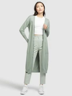 Khujo Gilets Cardigan Elina Femme Menthe -Magasin de vêtements Khujo pas cher 9b01bffb103fe6bbfed5bc2371954850