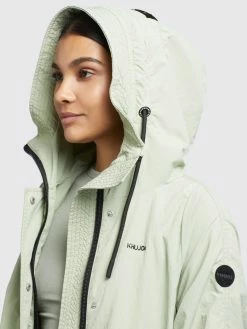 Khujo Manteaux De Mi-saison Manteau Mi-saison Silica Femme Vert Pastel -Magasin de vêtements Khujo pas cher 9b9eb8f542dc5ced649a1adbabcd0f30