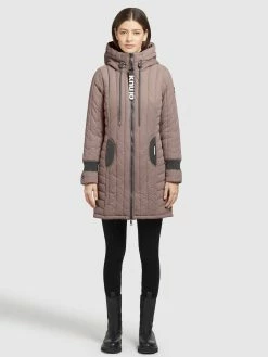 Khujo Manteaux De Mi-saison Manteau Mi-saison Jerry Femme Violet Clair -Magasin de vêtements Khujo pas cher 9cac3542a83b5c0ebce63596d0091290