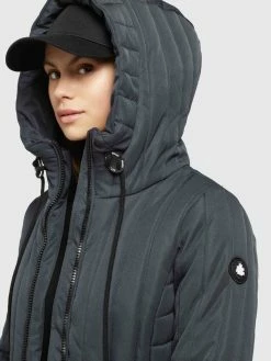 Khujo Vestes Dhiver Veste D’hiver TWEETY PRIME6 STRUCTURED Femme Bleu -Magasin de vêtements Khujo pas cher 9d9cc31d1e684dc582b8c9a150cfecd3