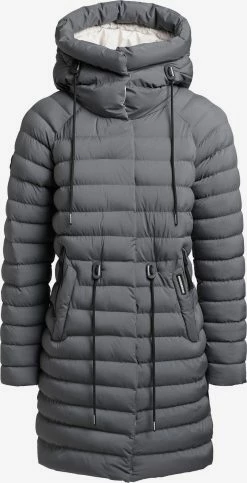 Khujo Manteaux Dhiver Manteau D’hiver Niana Femme Anthracite