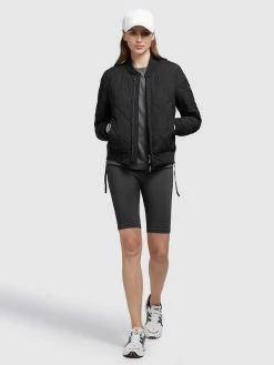 Khujo Vestes De Mi-saison Veste Mi-saison Leona Femme Noir -Magasin de vêtements Khujo pas cher 9fec86cd210023237489b4b7d7761a55