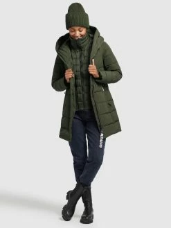 Khujo Manteaux Courts Manteau D’hiver Floyt Femme Olive -Magasin de vêtements Khujo pas cher a0a3e12ce4c97ab07354a795b563566a