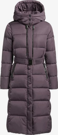 Khujo Manteaux Dhiver Manteau D’hiver HAZELLE Femme Mauve
