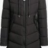 Khujo Manteaux Dhiver Manteau D’hiver Klayd Femme Noir