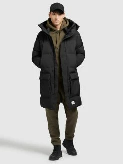 Khujo Manteaux Dhiver Manteau D’hiver Slow Homme Noir -Magasin de vêtements Khujo pas cher a25e0e6433eb848766d8d939f5fff8d8