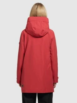 Khujo Vestes De Mi-saison Veste Mi-saison Femme Rouge -Magasin de vêtements Khujo pas cher a3b81e9823e0d203d08e79df249b3907
