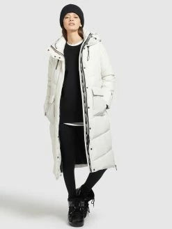Khujo Manteaux Dhiver Manteau D’hiver Elvita Femme Blanc Cassé -Magasin de vêtements Khujo pas cher a3e85e92a9fe4f3e8c87fc3d86e10ec5