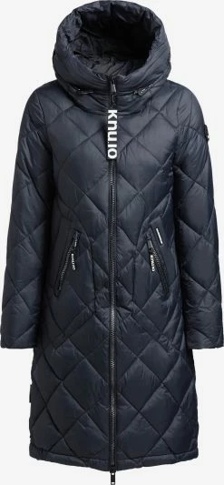 Khujo Manteaux De Mi-saison Manteau Mi-saison Zarita Femme Bleu Foncé