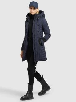 Khujo Vestes Dhiver Veste D’hiver Jerry Femme Bleu Marine -Magasin de vêtements Khujo pas cher a47e611c7deda1ba1b69be1c0475b10f
