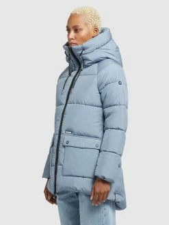 Khujo Vestes De Mi-saison Veste Mi-saison Pheobe Femme Bleu Clair -Magasin de vêtements Khujo pas cher a4f278e71520bcc3a0fd42a457d4179f