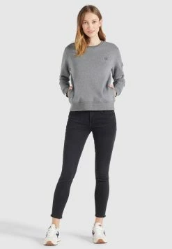 Khujo Sweats Sweat-shirt Lisel Femme Gris -Magasin de vêtements Khujo pas cher a7607531e3249cc663e6dfb61e283fb1