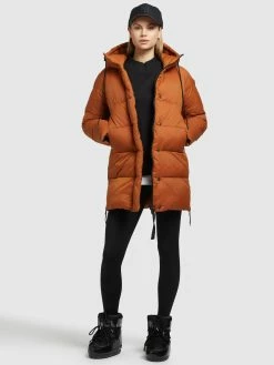 Khujo Vestes Dhiver Veste D’hiver Franee Femme Orange Foncé -Magasin de vêtements Khujo pas cher a88afb4a2f9ceaed76bb1966f5193004