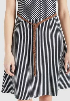 Khujo Robes En Jersey Robe Leifa Femme Bleu -Magasin de vêtements Khujo pas cher a8e45d8b6a2989746b3297e991f3b458