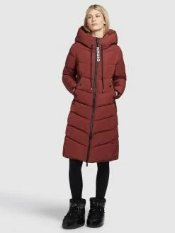 Khujo Manteaux De Mi-saison Manteau Mi-saison Klayd Femme Rouge Foncé -Magasin de vêtements Khujo pas cher a9622389c05111d5096d8dadd700eca7