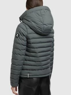 Khujo Vestes Dhiver Veste D’hiver LOVINA3 MATT Femme Bleu Marine -Magasin de vêtements Khujo pas cher aadc8e9690e06040478b053fb004049a