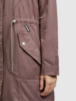 Khujo Parkas Parka Mi-saison ONDA2 Femme Marron -Magasin de vêtements Khujo pas cher abbadd2f78325569e1de0f3f241e2c55