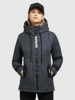 Khujo Vestes Dhiver Veste D’hiver TWEETY PRIME6 STRUCTURED Femme Bleu -Magasin de vêtements Khujo pas cher ad6ab4b1fb82cf2a9d8acea02cbb3a35