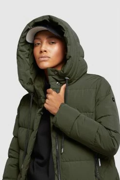 Khujo Manteaux Dhiver Manteau D’hiver Gamber Femme Vert Foncé -Magasin de vêtements Khujo pas cher addf357708a67a5c5ab0ca1c91bc7c8c