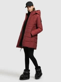 Khujo Manteaux Courts Manteau Mi-saison Amaray 3 Femme Rouge Rubis -Magasin de vêtements Khujo pas cher ae2d74f007541ca3b75faf87c76095d8