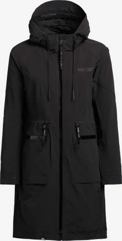 Khujo Parkas Parka Mi-saison Femme Noir