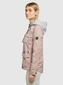 Khujo Vestes De Mi-saison Veste Mi-saison FLAMES Femme Rose -Magasin de vêtements Khujo pas cher afb09ea7480bda90d5688a0c0d56f863