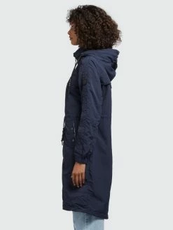 Khujo Manteaux De Mi-saison Manteau Mi-saison Voya3 Femme Bleu Foncé -Magasin de vêtements Khujo pas cher b0008053c9fe629c9910c907665325ee