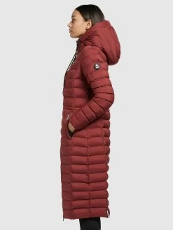 Khujo Manteaux Dhiver Manteau D’hiver Mimi Femme Rouge Rouille -Magasin de vêtements Khujo pas cher b007c4b00d5783f8881d030c60cb43b5