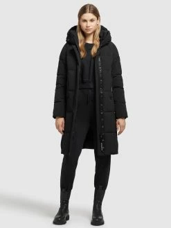 Khujo Manteaux De Mi-saison Manteau Mi-saison Namita Femme Noir -Magasin de vêtements Khujo pas cher b1d326348b4f642387b0e92dc8dbf8df