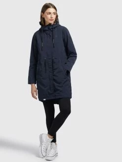 Khujo Manteaux De Mi-saison Manteau Mi-saison Adda2 Femme Bleu Foncé -Magasin de vêtements Khujo pas cher b1df27b5afec9fde7173f2599d4b0358