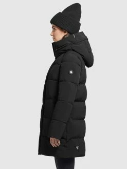 Khujo Manteaux Courts Manteau D’hiver Wente Femme Noir -Magasin de vêtements Khujo pas cher b2376a5b7c48b2f2f4ef4da0d2f2a627