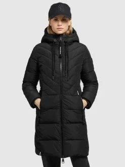 Khujo Manteaux De Mi-saison Manteau Mi-saison Mugg Femme Noir -Magasin de vêtements Khujo pas cher b2e53ddb4711dc2d7537a6a0a2dca564