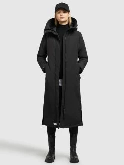 Khujo Manteaux Dhiver Manteau D’hiver ABELLA Femme Noir -Magasin de vêtements Khujo pas cher b302c6f2b9c6960db1f14cd4d669e6ec