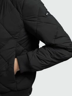 Khujo Vestes De Mi-saison Veste Mi-saison Leona Femme Noir -Magasin de vêtements Khujo pas cher b3b1aa3f958b40475df25ba1c909274b