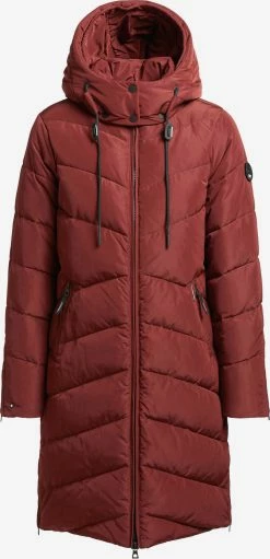 Khujo Manteaux Dhiver Manteau D’hiver Huba Femme Rouge Carmin