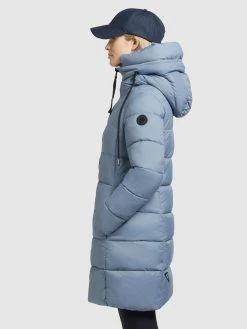 Khujo Manteaux Dhiver Manteau D’hiver Tuula Femme Bleu Fumé -Magasin de vêtements Khujo pas cher b702f49c1a65cc596b13428f794ce4fd
