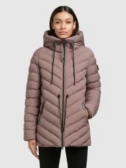 Khujo Vestes De Mi-saison Veste Mi-saison Noomi Femme Rose Ancienne -Magasin de vêtements Khujo pas cher b71e0e1ff9a0bca2f21115c83489fd1a