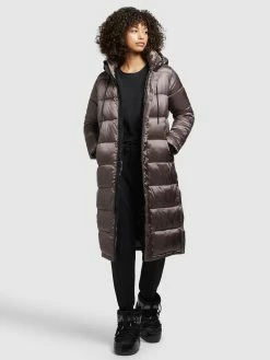 Khujo Manteaux Dhiver Manteau D’hiver Julina Femme Taupe -Magasin de vêtements Khujo pas cher b7a53bcbc1a3a87bef6af4f4a49330dc