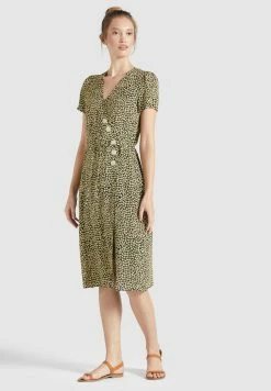 Khujo Robes Fluides Robe-chemise Porgy Femme Jaune Pastel / Noir -Magasin de vêtements Khujo pas cher b7d232081d1df21bd12acb2c75f57851