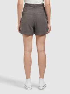 Khujo Shorts Loosefit Pantalon à Pince Elida Femme Anthracite -Magasin de vêtements Khujo pas cher b8473628591425d32c55fc55edac4397