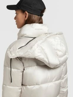 Khujo Vestes Dhiver Veste D’hiver Evona Femme Blanc Perle -Magasin de vêtements Khujo pas cher b8eb8c7e07590fe804b8e24d90110f76