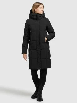 Khujo Manteaux De Mi-saison Manteau Mi-saison Namita Femme Noir -Magasin de vêtements Khujo pas cher b917281f52008898e4301dfbc3d22495