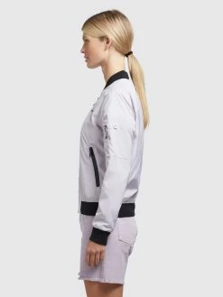 Khujo Vestes De Mi-saison Veste Mi-saison Stence2 Femme Lilas -Magasin de vêtements Khujo pas cher b9c6be60bed10ae12bb560c49fb19803