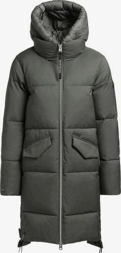 Khujo Manteaux Dhiver Manteau D’hiver Aniva Femme Olive