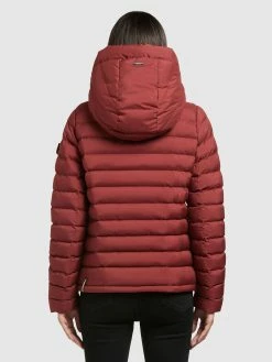 Khujo Vestes De Mi-saison Veste Mi-saison Lovina Femme Rouge Foncé -Magasin de vêtements Khujo pas cher bd23404513ed7c1cfc93c85710281615