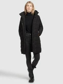 Khujo Manteaux Dhiver Manteau D’hiver Delinas Femme Noir -Magasin de vêtements Khujo pas cher bd63a3a487a4cb32169aa9ccfed08523
