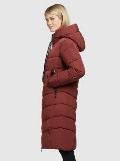 Khujo Manteaux De Mi-saison Manteau Mi-saison Klayd Femme Rouge Foncé -Magasin de vêtements Khujo pas cher c1823b7af67ed1752bf64842fef6524b