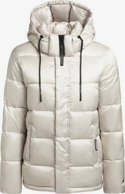 Khujo Vestes Dhiver Veste D’hiver Evona Femme Blanc Perle