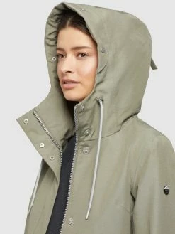 Khujo Manteaux De Mi-saison Manteau Mi-saison Artisa Femme Gris / Vert -Magasin de vêtements Khujo pas cher c2c9c0c26c09401911fbc997ce0c3c52