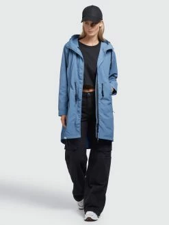 Khujo Manteaux De Mi-saison Manteau Mi-saison ADDA2 Femme Bleu -Magasin de vêtements Khujo pas cher c2e503e8cfc88083d27f163ec9867138